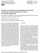 便攜式臭氧校準源不受溫度、壓力和濕度變化的